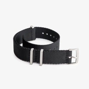 🎁 Black Nylon Watch Strap