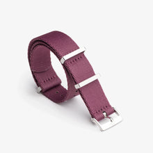 Burgundy Nylon Watch Strap